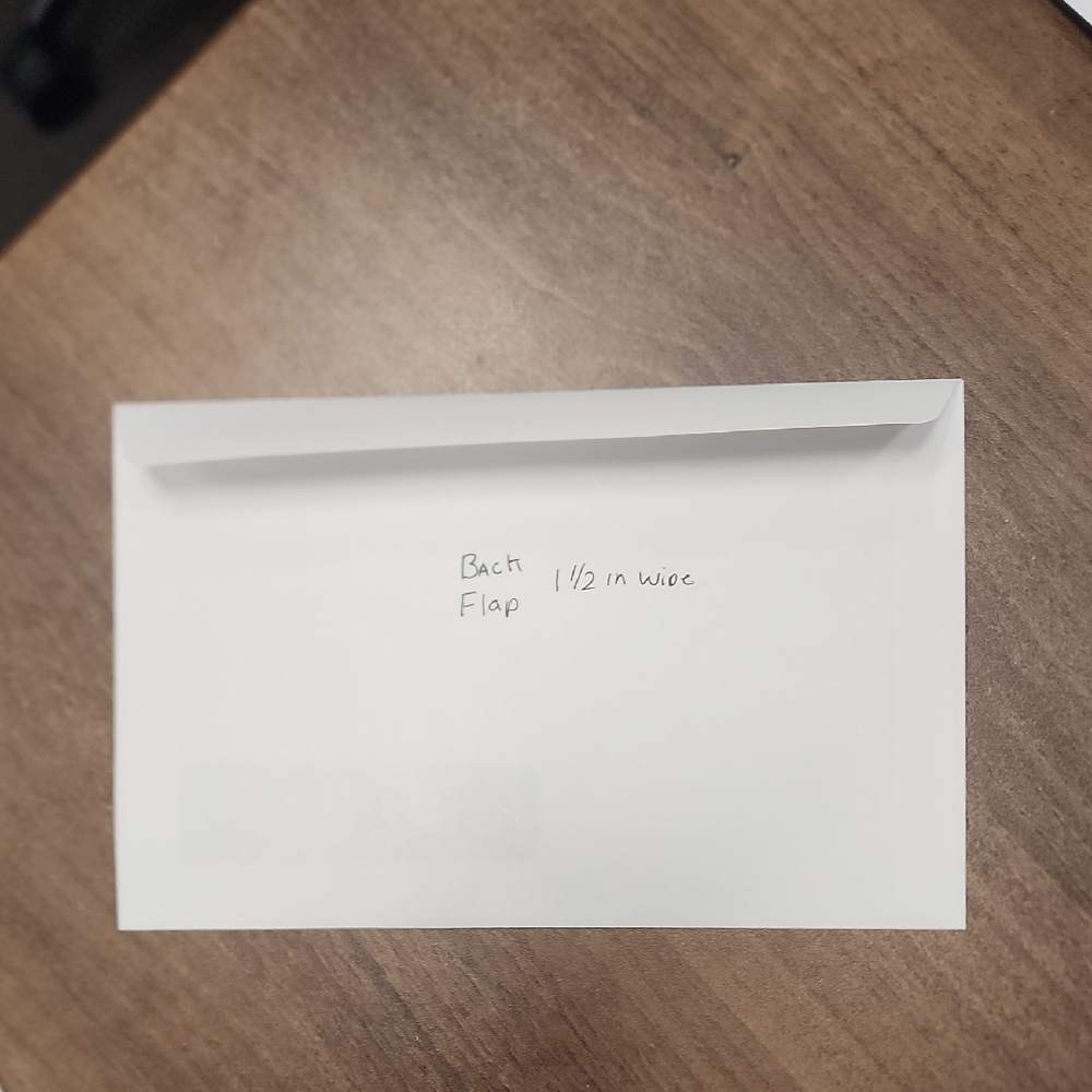 White Window Envelope - Picture 4 of 6